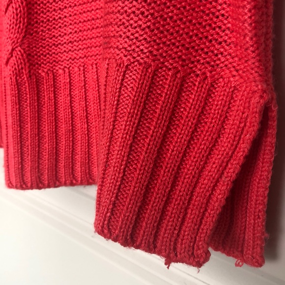 Bright coral sweater - Picture 4 of 4